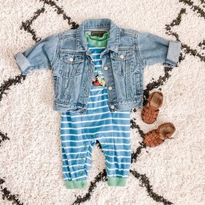 Vintage Disney Store Mickey Mouse Romper